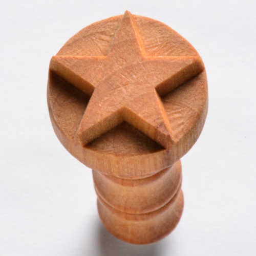 MKM Lone Star 2.5cm wood stamp